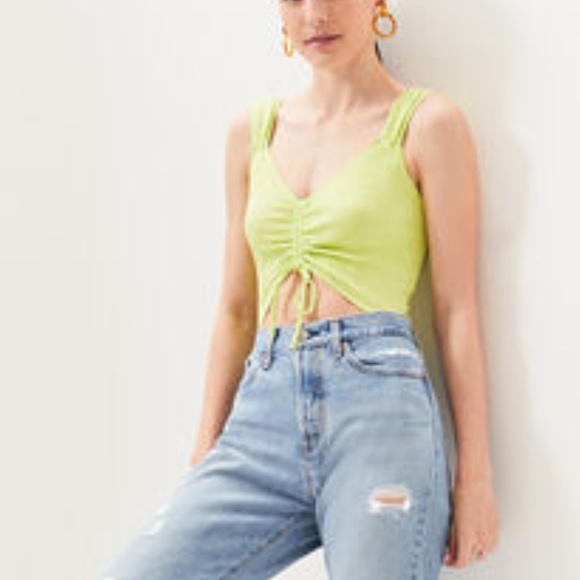 Me to We pacsun green cutout bodysuit size small - Picture 3 of 5